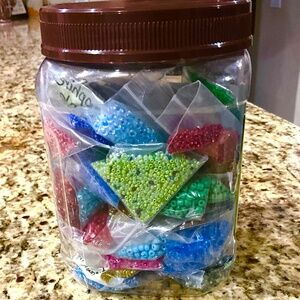 Jewelry Making - Assorted Quality Seed Beads 2 lbs.